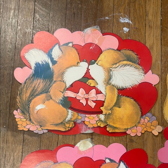 Vintage Animal and Child Valentine decorations - Picture 11 of 17